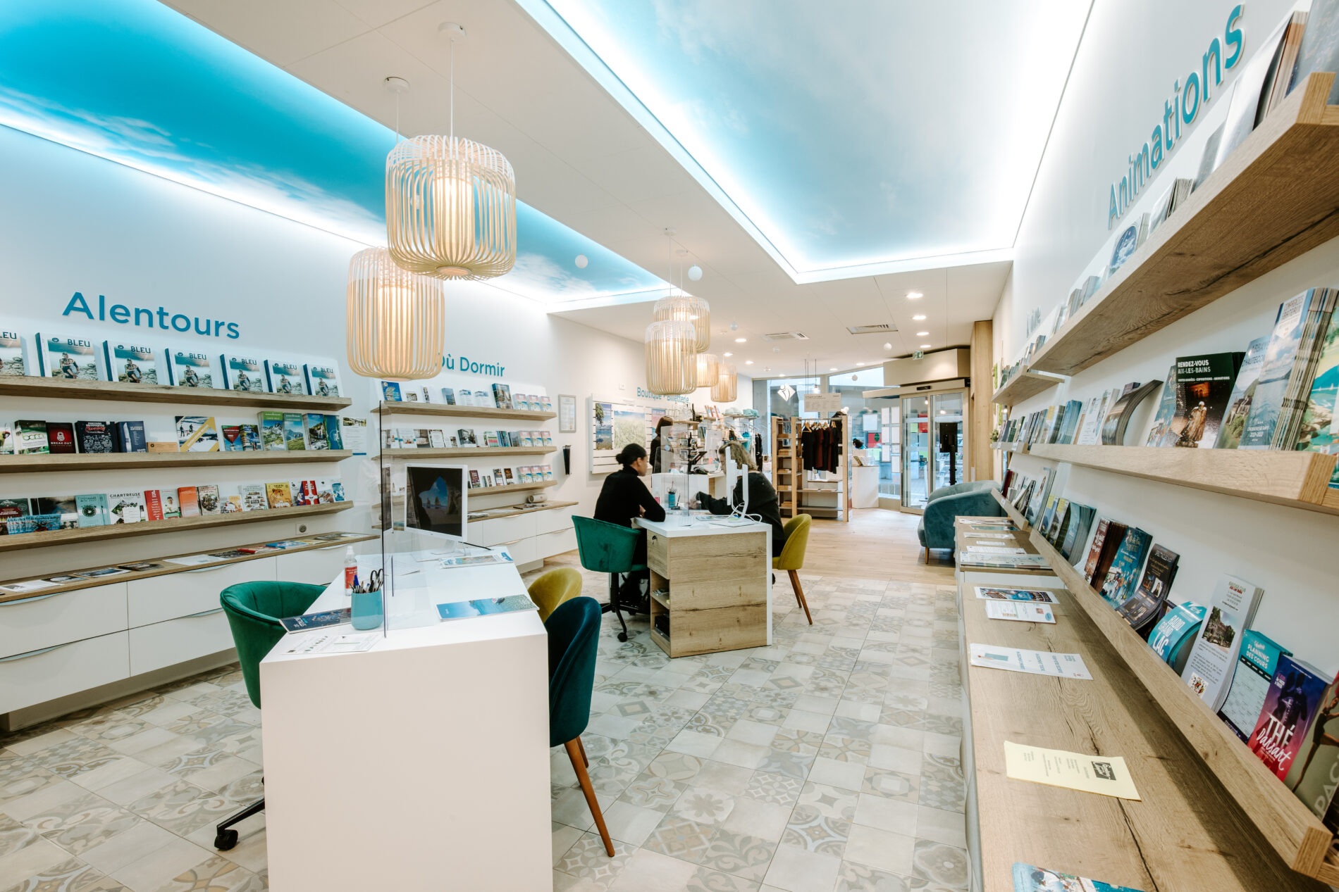 Photo du Grand passage et de ses brochures à disposition